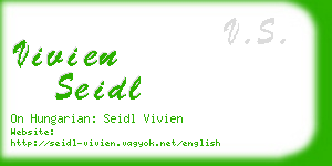 vivien seidl business card